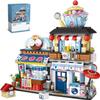 YILETKC Japanese Street View Building Kits, 668 PCS Modular House Building Set Mini DIY Building Model Set, Architecture Modular Construction Set Gift for Adults and Teens view 1