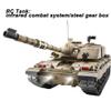 Ssccgym 28.7inch Remote Control Heavy Challenger Main Battle Largest Tank Battle War Military Vehicle Smoke Shooting Effect Collection (Upgrade RC Tank) view 2