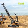 Qcar 1/50 Heavy Duty Construction Metal Crawler Crane, Truck Crane Vehicle Toys for Kids, Outdoor Sandbox Car Toys, Birthday Gift Toddler Boy Kid view 2