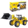 Qcar 1/50 Wheeled Loader Heavy Duty Construction Metal Bulldozer, Loder Vehicle Toys for Kids, Outdoor Sandbox Car Toys, Birthday Gift Toddler Boy Kid view 1