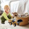 Qcar 1/50 Wheeled Loader Heavy Duty Construction Metal Bulldozer, Loder Vehicle Toys for Kids, Outdoor Sandbox Car Toys, Birthday Gift Toddler Boy Kid view 4
