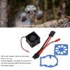 RC Cooling Fan, Aluminium Alloy 21000 RPM RC Motor Fan Heatsink for 1/8 4WD Sledge 812V (Blue) view 2