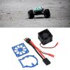 RC Cooling Fan, Aluminium Alloy 21000 RPM RC Motor Fan Heatsink for 1/8 4WD Sledge 812V (Blue) view 3