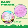 Mermaid Tail Pinata with Plastic Bat and Paper Blindfold for Fun Fiesta Taco Party Supplies, Photo Props, Mexican Theme Decoration, Carnivals Festivals, Girl Kids Birthday Parties 13W x 15.7H view 4