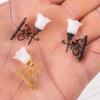 Yardwe 4pcs Dollhouse Led Wall Lights, 1:87 Scale Miniature Wall Lamps DIY Moss Micro Landscape Decor, Sand Table Model Accessories for Scene Decoration view 2