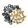 RampCrab RC Rod Ends Ball Studs Joints Set for SCX24, 20Pcs Brass Ball & 40Pcs O-Ring, Upgrades Parts for 1/24 RC Crawler Car, Brass Upgrades Accessories view 1