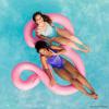 Barbie The Movie & FUNBOY Iconic B Inflatable Pool Float view 2