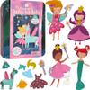 Hapinest Magnetic Dress-Up Dolls for Girls Pretend Play Set, A Fairytale Fantasy Dress Up Toy and Game for Ages 4, 5, 6, and 7 Years Old view 1