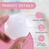 Dekeyoo Ocean Balls Pack of 100 - Clear, Pink, White 2.15 Inch Plastic Balls for Ball Pit, Tent, Playhouse, Kids Party Toy view 2
