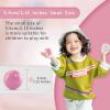 Dekeyoo Ocean Balls Pack of 100 - Clear, Pink, White 2.15 Inch Plastic Balls for Ball Pit, Tent, Playhouse, Kids Party Toy view 3