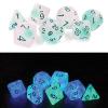 Sirius Dice SDZ000602 Glowworm Frosted Dice - Set of 7 view 1