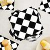 40pcs Black & White Checkered Race Car Birthday Party Supplies - Disposable Checkered Flag Napkins for Nascar Racing Themed Party Decorations & Favors view 3