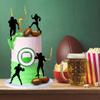 24 PCS Football Cake Decorations Rugby Ball Player Cake Toppers for Football Themed Birthday Party Favors Game Day Party Supplies view 4