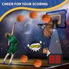 QDRAGON Mini Basketball Hoop with Scoreboard/LED Light, Glow in The Dark Over The Door Basketball Hoop Indoor, Toy Gifts for Kids/Adults/Boys/Girls view 2