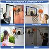 QDRAGON Mini Basketball Hoop with Scoreboard/LED Light, Glow in The Dark Over The Door Basketball Hoop Indoor, Toy Gifts for Kids/Adults/Boys/Girls view 3