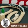 SAFIGLE 6pcs Train Bridge Pier Track Railway AccessoriesElevation Support Blocks for Toy Sets Compatible with Major Wooden Train Brands Ideal for Creative Play view 3