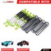 RCAWD Alloy Front Rear Shocks Oil Filled for Losi 1/10 Baja Rey 4WD Hammer Rey U4 Rock Racer Green view 2