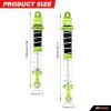 RCAWD Alloy Front Rear Shocks Oil Filled for Losi 1/10 Baja Rey 4WD Hammer Rey U4 Rock Racer Green view 3