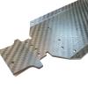 DYNWAVE Carbon Fiber Chassis Skid Plate DIY Replacement for 144001 RC Crawler Car Parts Remote Control Vehicle Accs, and Spare Parts view 3