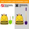 POMIKU 8PCS Kids Gardening Tools, Kids Rake and Shovel Set, Toddler Outdoor Yard Tools, Garden Toys Gifts for Boys Girls Age 3 4 5 6 7 8 Years Old view 3