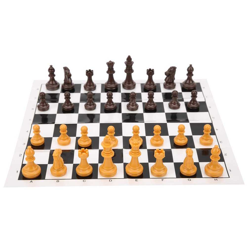 2 Set Chess G me Pieces Set Port ble for Kids & dults - Tr vel Chess G me Toy Set with Stor ge B g