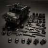 DOUBLEEAGLE IMDUSTRY(CHINA)LIMITED Military Vehicle Building Toy for Age 6+, Army Car Model with 6 Soldier Figures, Building Block Toys Gifts for Boys view 2