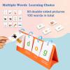Alened Sight Words Flash Cards for Kindergarten, Phonics Flash Cards, CVC Word Games Pocket Chart, Classroom Learning Activities, Phonics Games for Reading, Speech Therapy Materials for Kids view 2
