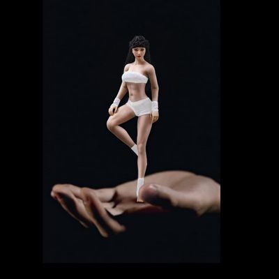 1/12 Scale Action Figure ,TBLeague T01 T02 T03 T04 T05 Female Super Seamless Flexible Body 6 inches Realistic Full Silicone Body with Stainless Steel Skeleton Collectable Doll (PHMB2018-T01B)