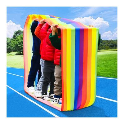 1 PCS 4-20M Teamwork Game Running Mat for Adult Kids, Wild Day Outdoor Carnival Activities Fun Competition Games (Size : Kids-4M)