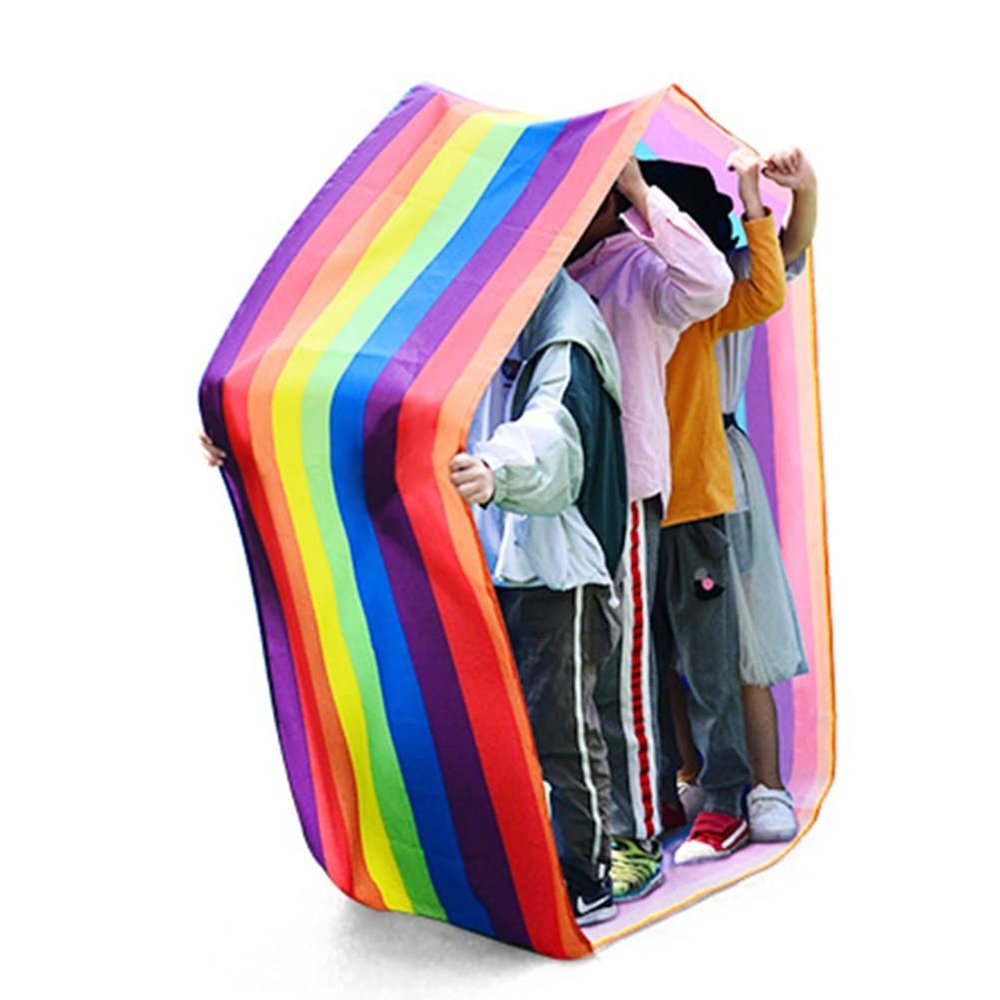 1 PCS Teamwork Games Playing Run Mat, 2-18 Adult Kids Fun Coordination and Cooperation Game Running Mat, Easy to Carry (Size : Adult-6M)