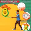 Avocado Piata Mini Sombrero Hats Mexican Fiesta Game Favors with Piata Stick Blindfold Confetti Set, 15.4 x 13 x 3 Inch view 4
