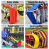 1 PCS 4-20M Teamwork Game Running Mat for Adult Kids, Wild Day Outdoor Carnival Activities Fun Competition Games (Size : Adult-8M) view 4