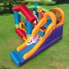 OLAKIDS Inflatable Bounce House, Kids Jumping Castle with Slide, Basketball Rim, Climbing Wall, Indoor Outdoor Inflatable Obstacle Course with 680W Blower 50PCS Ocean Balls Carry Bag Repair Patches view 2