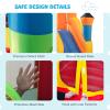 OLAKIDS Inflatable Bounce House, Kids Jumping Castle with Slide, Basketball Rim, Climbing Wall, Indoor Outdoor Inflatable Obstacle Course with 680W Blower 50PCS Ocean Balls Carry Bag Repair Patches view 4