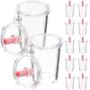 SEWACC 30pcs Mini Coffee Cups Keychain Miniature Cup for Keychain Earring Diy Crafts and Miniature Dollhouse Accessories view 1