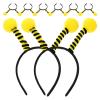 NUOBESTY Bee Headband Kids Costume Party Headwear with Cute Bee Antennae Hairbands for Children S Day Birthday Cosplay Accessories view 1