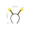 NUOBESTY Bee Headband Kids Costume Party Headwear with Cute Bee Antennae Hairbands for Children S Day Birthday Cosplay Accessories view 3