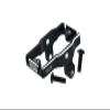 Aluminum 7075-T6 Servo Mount for Traxxas 1:18 TRX4M Ford Bronco Crawler 97074-1 / TRX4M Land Rover Defender 97054-1 / TRX4M K10 High Trail Crawler 97064-1 Upgrades - Black view 1