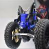 Aluminum 7075-T6 Servo Mount for Traxxas 1:18 TRX4M Ford Bronco Crawler 97074-1 / TRX4M Land Rover Defender 97054-1 / TRX4M K10 High Trail Crawler 97064-1 Upgrades - Black view 3
