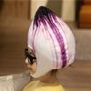 BEESUM 2023 Realistic Onion Head Mask Plush Vegetable Dress Up Hat Adult Halloween Christmas Party Costume view 3