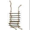 Melody Jane Dolls Houses Dollhouse Old Rope Ladder Miniature Wooden Garden Tree House Accessory 1:12 view 1