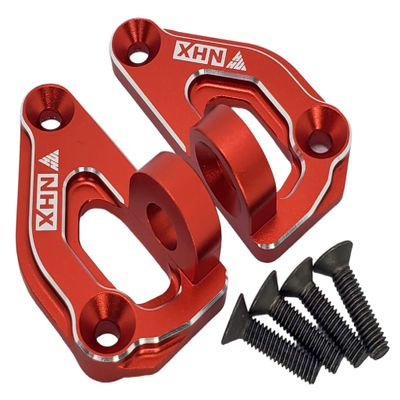 NHX RC Aluminum Body Mounts for Axial SCX6 -Red