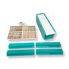 Ready Covers Lucite Mahjong Premium Set - Tiles, Holders, and Storage Acrylic Box Included (Turqouise w White Cover) view 1