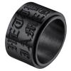 Customize Fidget Spinner Ring for Male Free Engrave Name Rotating Band for Anxiety Birthday Gift for Boyfriend Father view 1