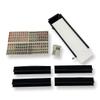 Ready Covers Lucite Mahjong Premium Set - Tiles, Holders, and Storage Acrylic Box Included (Black w White Cover) view 1