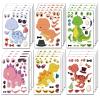24 Pieces Make Your Own Dinosaur Stickers for Kids Toddlers with Dinosaur System DIY Craft Kids Party Favor Supplies Crafts view 1