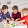 24 Pieces Make Your Own Dinosaur Stickers for Kids Toddlers with Dinosaur System DIY Craft Kids Party Favor Supplies Crafts view 3