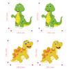24 Pieces Make Your Own Dinosaur Stickers for Kids Toddlers with Dinosaur System DIY Craft Kids Party Favor Supplies Crafts view 4