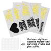 18pcs Black Gold Glitter Dessert Cupcake Pick for Straight Outta 1980 Cheer to 46 Years Old Theme Decor Supplies Happy 46th Birthday Party Decoration view 3