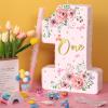 Pink Floral Piata Number 1 Piata Set with Blindfold, Bat and Filler for Flower Theme Gender Reveal Baby Shower Kids First Birthday Party Supplies view 4